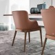 Cattelan Italia Magda Chair Wood Legs With Arms