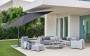 Cane-line Hyde Luxe Tilt Parasol With Base - Ex Display