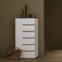 Curved Tall Chest of Drawers