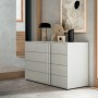 Linear Offset Chest of Drawers