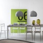 Connubia Calligaris Eminence Wood With Metal Legs Table