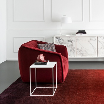 Thin white coffee table discount