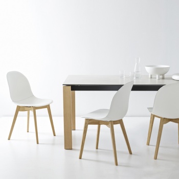 Connubia Calligaris Eminence Fast Table Wood Legs