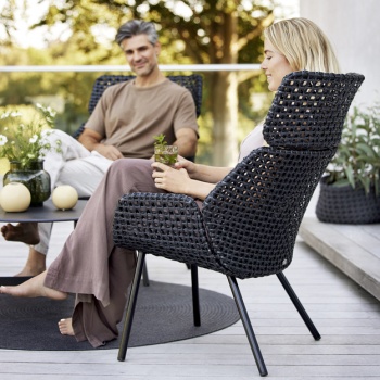 Cane-line Vibe Highback Lounge Chair