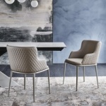 Cattelan Italia Magda Couture Chair With Arms