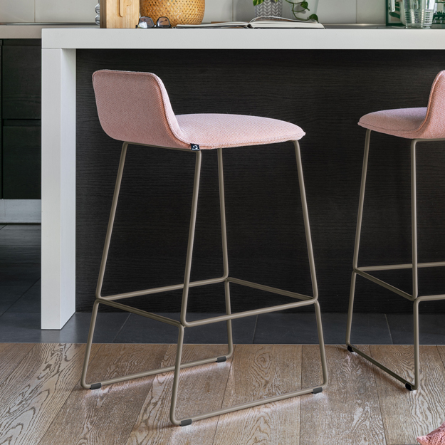 Connubia Calligaris Riley Soft Bar Stool