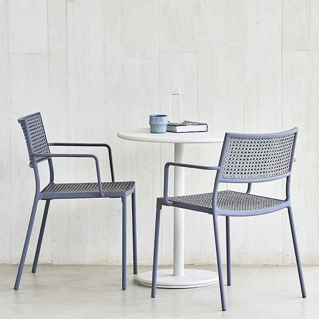 Cane Line Less Weave Chair With Arms