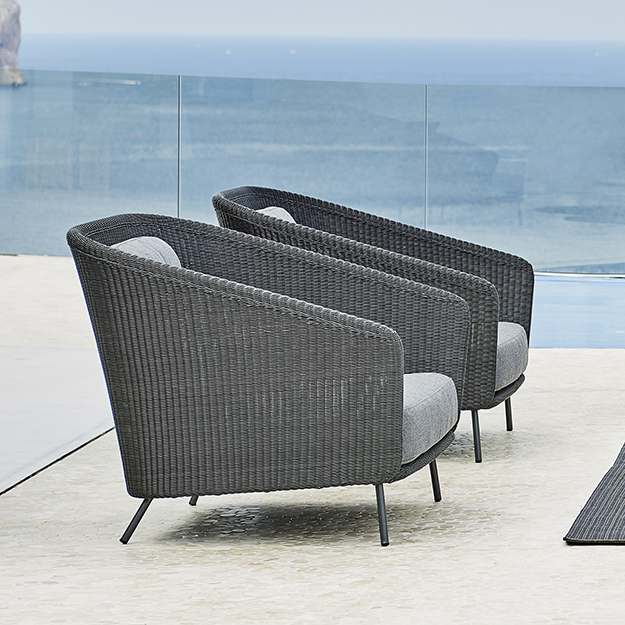 Cane Line Mega Lounge Chair Cane Line Mega Lounge Chair, Outdoor Lounge Chairs Uk