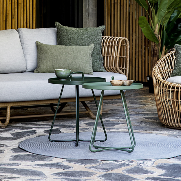 Cane Line On The Move Side Table, Outdoor Side Table Modern