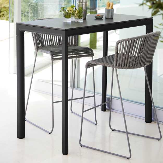 Cane Line Drop Bar Table, Best Bar Table And Stools