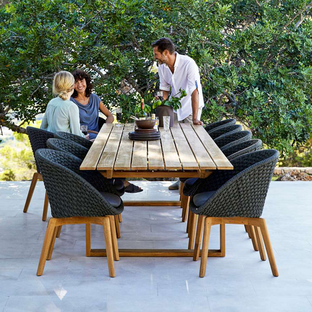 Cane Line Endless Table, Best Wood For Outdoor Furniture Uk