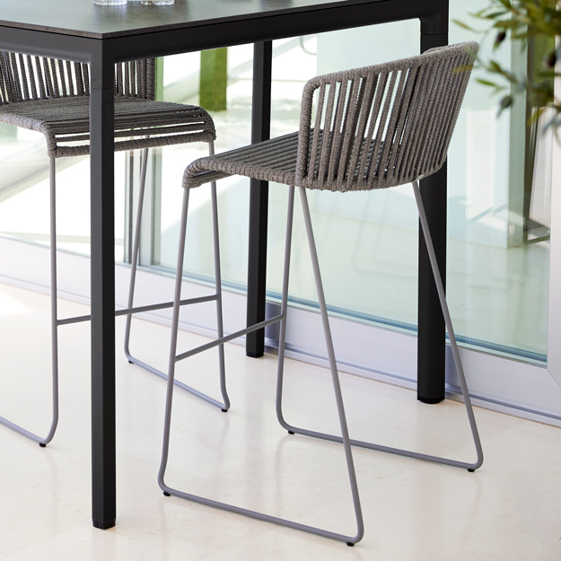 Aluminium outdoor bar stools discount