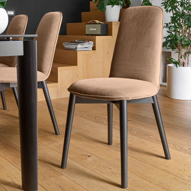 Connubia Calligaris Riley Chair Wood Legs