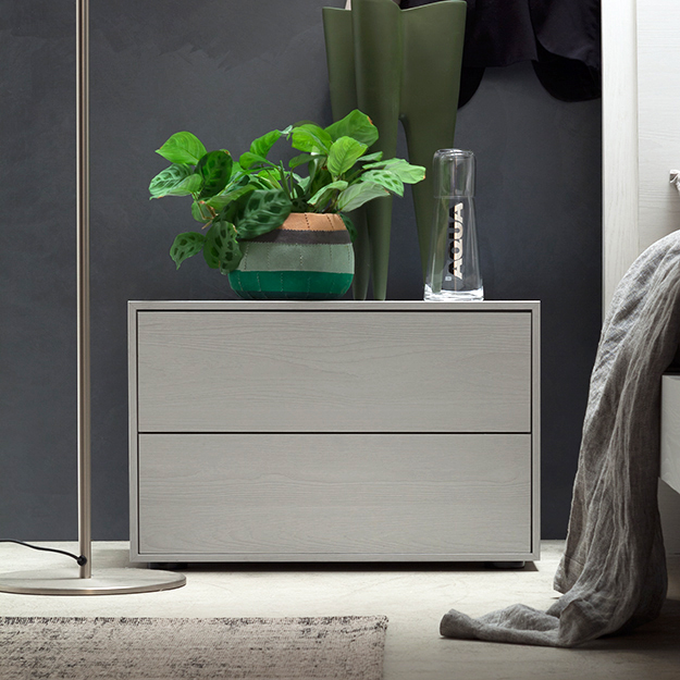 picture Contemporary Modern Grey Bedside Table lime modern living