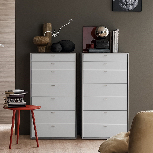Linear With Handles Tall Chest Of Drawers Lime Modern Living