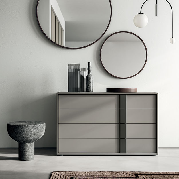 Linear Stripe Chest Of Drawers