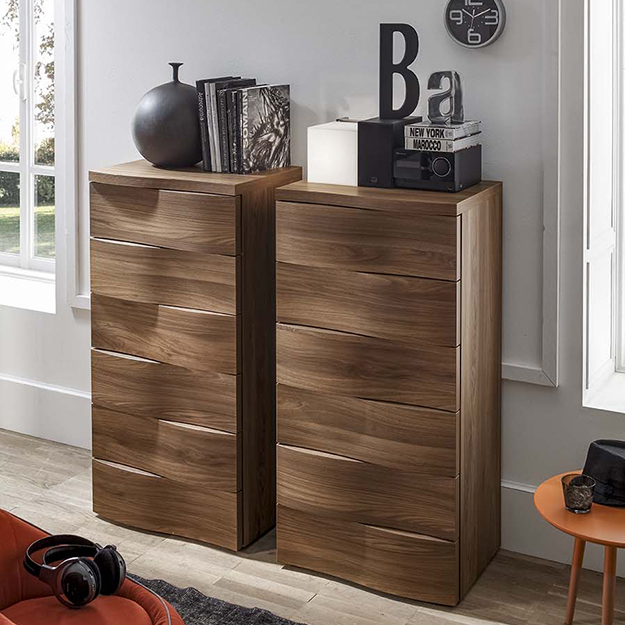 Wave Mix Tall Chest Of Drawers