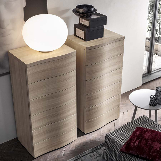 Wave Tall Chest Of Drawers