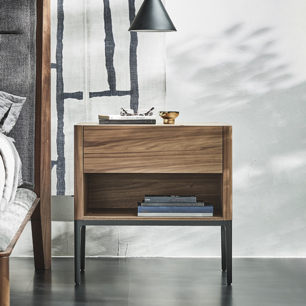 Porada Nara Bedside Table Quick Ship