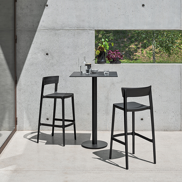 Calligaris Skin Outdoor Bar Stool Lime Modern Living