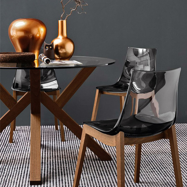 Connubia Calligaris Led Chair Wood Legs