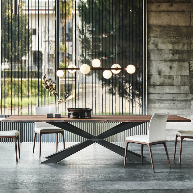 Cattelan Italia Spyder Wood Table