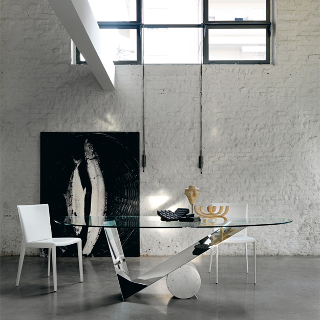 Cattelan italia online glass dining table